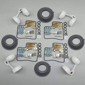 Carburetor Repair Kit for Honda V45 Magna 700 VF750S VF750F Carb Float Diaphragm Replacement Rebuild Set for Motorcycle Models(4 Pack)