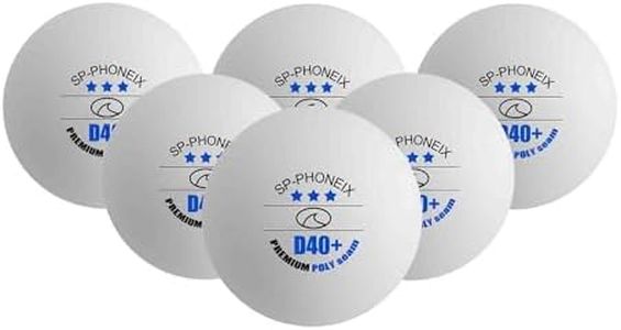 SPPhoneix 3 Star 20PCS 50PCS 100 PCS Table Tennis Balls Professional Pingpong Ball Training Ball 40+ Ping Pong Balls for Competition and Recreational Play (20 PCS, WHITE)