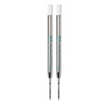 Monteverde Fine Point Capless Gel Refill for Parker Ballpoint Pens - Turquoise (Pack of 2)