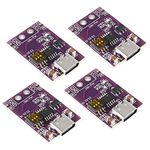 ACEIRMC 4pcs Type-C QC AFC PD2.0 PD3.0 to DC Fast Charge Decoy Trigger Polling Detector USB-PD Notebook Power Supply Change Board Module Support 5V 9V 12V 15V 20V Fixed Voltage Output