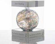 Sienna Glass 25th Wedding 10cm Friendship Ball