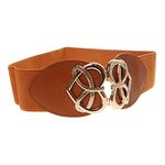 Women's Leather Belt (Pack of 1) (Camel)
