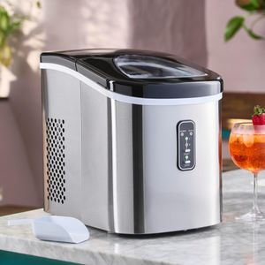 Cooks Professional 14kg Ice Maker – Silver Countertop Machine