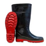 Fortune 15 Inch Long Gumboots with Steel Toe Cap for Men | Waterproof and Durable | Industrial and Farming | ISI Approved