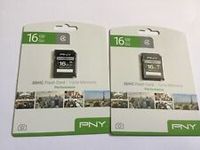 2pcs New 16gb PNY SDHC Flash Memory Cards for SDhc Cameras Canon Nikon