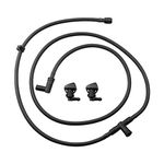 for Ford Super Duty Windshield Washer Nozzle Hose Kit, Compatible with Ford Super Duty F250 F350 F450 2011 2012 2013 2014 2015 2016, BC3Z-17K605-B Washer Hose + BC3Z-17603-A Washer Nozzle Jets