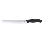 Victorinox Swiss Classic, Pastry Knife, Extra Sharp Blade, Wavy Edge, 22 cm, Stainless Steel, Black