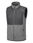 Little Donkey Andy Men's Lightweight Golf Vest Gray L