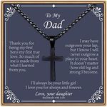 IEFLIFE Dad Gifts Dad Cross Necklac