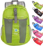 Bago Lightweight Small Hiking Backpack for Women Men Kids- 25L Travel Day Pack - Foldable Waterproof Hiking Daypack Backpack Ultralight for Outdoor and Sports - Packable Backpack (Green)