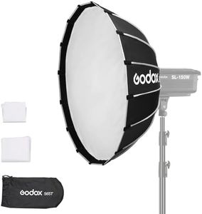 Godox S65T 25.6" 65cm Umbrella Softbox Bowens Mount Small Softbox with Diffuser Quick Release Compact Small Umbrella Softbox for Photography Shooting Continous Light Strobe Flash