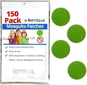 RiptGear Mosquito Patches - 150 Pack of Mosquito Stickers for Kids and Adults, Natural Mosquito Sticker, Citronella Patch Sticks to Any Surface - DEET Free