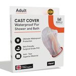 MALU HEALTHCARE Universal Waterproof Hand Cast Cover Protector | Waterproof Cast Covers for Shower | Cast Covers for Shower Arm | Arm Cast Covers for Shower Adult | Waterproof Hand Cover for Shower