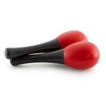 TIGER MAR28-RD Mini Egg Maracas Childrens Percussion Shaker Instrument Red One Pair