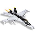 F/A-18 Hornet Fighter Tomcat Military Army Airplane Building Bricks Set- Compatible with Lego Planes and Jets, Gifts of Construction and Military Toys for Military Enthusiasts and Boys (682 Pcs)