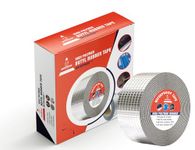 Shuttle Art Leakage Repair Waterproof Tape for Pipe Leakage Roof Water Leakage Solution Aluminium Foil Tape Waterproof Adhesive Tape Sealing Butyl Rubber Tape for Leakage (5CM*5M (Pack Of 1))