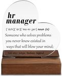 HR Manager Gifts, HR Manager Office Decor, HR Manager Sign, HR Manager Plaque, Human Resources Manager Gifts, Funny HR Manager Gifts, HR Manager Gifts for Women Desk Decorative Sign ZRR3