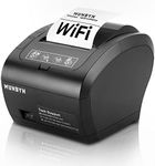 MUNBYN WiFi Receipt Printer with USB Port, 80mm POS Printer Works with Square Mac Windows Chromebook Linux Cash Drawer, ESC/POS (P047-WiFi), Do Not Support Paypal Zettle Shopify Vagaro Kyte Bluetooth