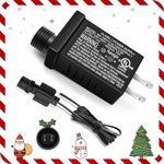 12V LED Transformer LED Class 2 Power Supply, 12W 1 Pack, IP44 Waterproof Low Voltage Transformer US Plug for Christmas Light, String Light Indoor Outdoor Use, Lawn Lamp (12V 12W), UL Listed