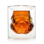 Original Stormtrooper Inverted Whisky Glass, Transparent, for Whiskey, Bourbon & Scotch, 150ml, Perfect Whisky Glass, Rum Glass Gift for Men - ThumbsUp!