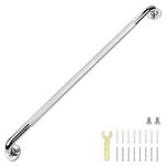 sunzone Bathroom Grab Bars Handle, 32-inch Anti Slip Grab Bars, Chrome SUS 304 Stainless Steel Bathroom Shower Handles,Safety Hand Rail Support, Grab Bars for Senior Handicap Elderly Injury