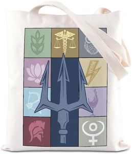ENSIANTH Camp Half Blood Inspired Gift PJO Movie Fan Gift Greek Mythology Shopping Bag Percy Book Lover Gift (PJO owl bag)