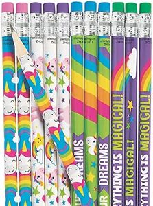 24 Unicorn Pencils~School/Teacher/Classroom Supplies~Student Incentives~Favors