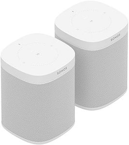 Sonos Two Room Set with All-New One - Smart Speaker with Alexa Voice Control Built-in. Compact Size with Incredible Sound for Any Room. (White)