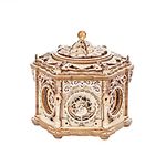 RoWood 3D Wooden Puzzle, Music Box Mechanical Model Kits for Adults, DIY Craft Kits - Secret Garden