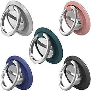 Anello Supporto Telefono,Supporto Anello per Cellulare Portatile,supporto adesivo per smartphone,5 Supporto Universale Cellulare Metallo Rotazione a 360° Compatibile Per Diversi Cellulari smartphone