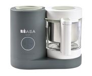 BÉABA Babycook Neo Glass Food Maker - 4 in 1 Steamer and Blender, Makes 34 Servings in 20 Mins, Mineral