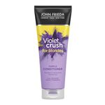 John Frieda Violet Crush for Blondes Toning Conditioner for Blonde Hair, Purple Conditioner for Blondes 250 ml
