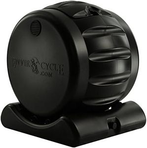 Envirocycle Compost Tumbler Bin, Food Safe, Black