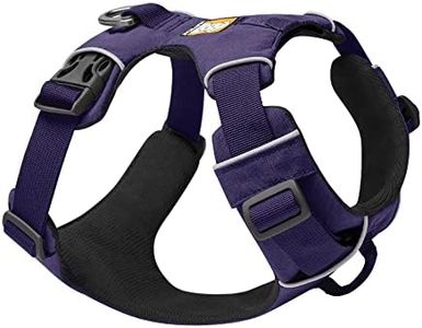 RUFFWEAR, Front Range Dog Harness, Reflective and Padded Harness for Training and Everyday, Purple Sage, Medium
