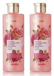 Fabessentials Wild Rose Wheatgerm Honey Body Wash | with Almond Oil, Wheatgerm Oil, Honey Extract | Refreshes, Hydrates, Nourishes & Softens Skin - 250 ml x Pack of 2