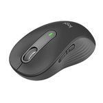 Logitech Signature M650 L Full Size Wireless Mouse - for Large Sized Hands, 2-Year Battery, Silent Clicks, Customisable Side Buttons, Bluetooth, for PC/Mac/Multi-Device/Chromebook - Graphite