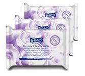 Dr. Fischer Hygiene Feminine Wipes - Extra Gentle Feminine Wipes for Women, Cleanses, Deodorizes, & Freshens - Alcohol & Color Free Period Wipes, Feminine Care Intimate Wipes - 3 Pack pH Balance Wipes