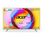 acer 139 cm (55 inches) Super Series 4K Ultra HD Smart QLED Google TV AR55QDXGU2875AT (Black)