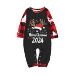 Christmas Family Pajamas, Xmas Matching Family Pajama Holiday Pjs Funny Cute Graphic Loungewear Set, Halloween Xmas Sleepwear Set for Family