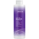 Joico Color Balance Purple Shampoo for Blonde Hair, Protection for Colour Treated Hair, Moisturizes & Shields Damaged Hair, with Keratin and Green Tea Extract