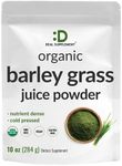 DEAL SUPPLEMENT Sustainably US Grown, Organic Barley Grass Juice Powder, 10oz – Raw Cold Pressed Source – Greens Superfood Booster – Retains Vitamins, Minerals, Antioxidants, & Chlorophyll – Non-GMO