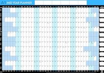 A1 Size 59.4 x 84.1cm | Academic Wall Planner 2024/2025 | Wall Calendar 2024 Wall Planner | Year Planner 2024 Wall Calendar | Wall Planner 2024-2025 from Aug 2024-Aug 2025 with Mini 2026 Calendar