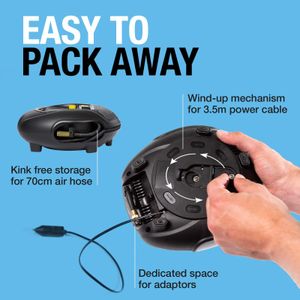 Ring Rapid Digital Tyre Inflator – Portable Car Air Compressor