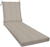 Honeycomb Outdoor Chaise, 22.5" W x 70" L, Heathered Solid Taupe Patio Cushion