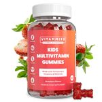 Vitammies Kids Vitamins | Kids Multivitamin Gummies | 3 Month Supply | 16 Essential Nutrients | Vitamin C, A, D3, B2, B6, B12, E, K, Biotin, Iodine, Zinc & More | Non-GMO, Vegetarian, Chewable, GMP