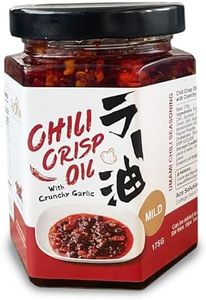 Fusion Select 525g Chili Crisp Oil - Crunchy Garlic Chili Oil, Umami Seasoning with Hot Peppers for Korean Ramen, Spicy Noodles, BBQ Meat, Dip, Stir Fry Sauce - Kitchen Condiment - Mild Spice