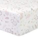 Trend Lab Woodland Friends Flannel Fitted Crib Sheet (103771)