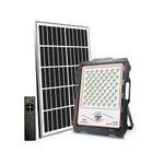 Homehop Solar Flood Light Outdoor, Waterproof 300 Watts Automatic LED Wall Lamp for Garden, Home, and Balcony,Dusk to Dawn with Remote .(Cool White-Aluminum)