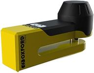 Oxford LK486 Motorcycle Titan 10mm Pin Disc Lock Yellow incl. Pouch