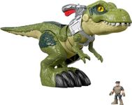 Fisher-Price Imaginext Jurassic World MEGA Mouth T.Rrex, Chomping Toy Dinosaur for Preschool Kids Ages 3-8 Years